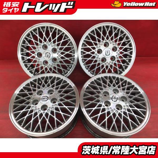 送料無料 80系 マーク2 純正 アルミホイール 15インチ 6JJ+50 5穴