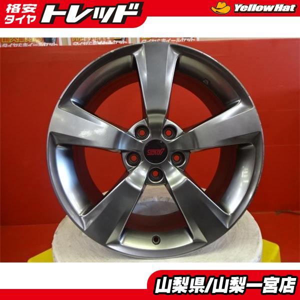 18インチ スバル純正ホイール 4本 中古 18X8.5+55 5H114.3