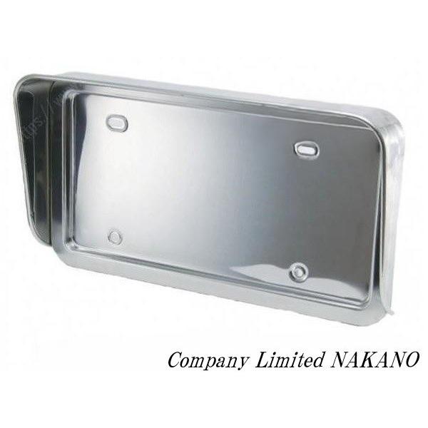 ジェットイノウエ トラック用 ウロコバイザー 丸棒付 ナンバー枠 大型