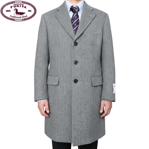 HARRIS TWEED（ハリスツイード） 秋冬 コート グレーヘリンボーン
