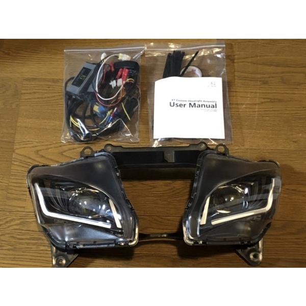 現品限り】Kawasaki ZX-10R/ZX-10RR 16-20年 カスタムヘッドライト