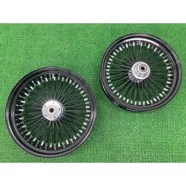 ハーレー ソフテイル クロームホイール 前後セット ホイールのみ