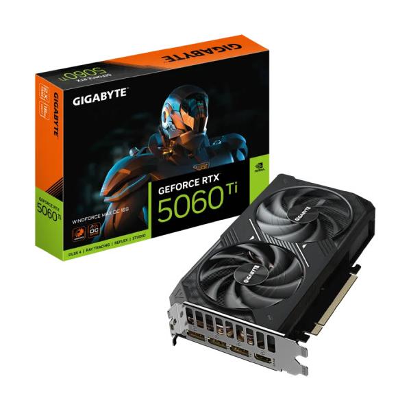 GeForce RTX 5060 Ti WINDFORCE MAX OC 16G GV-N506TWF2MAX OC-16GD