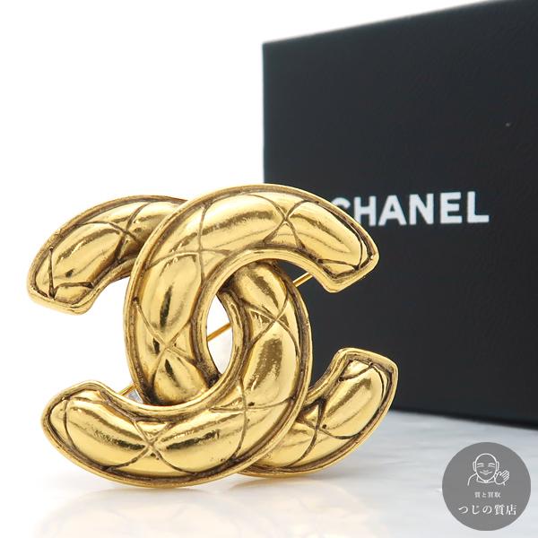 CHANEL（シャネル） ブローチ GP ココマーク マトラッセ 1142