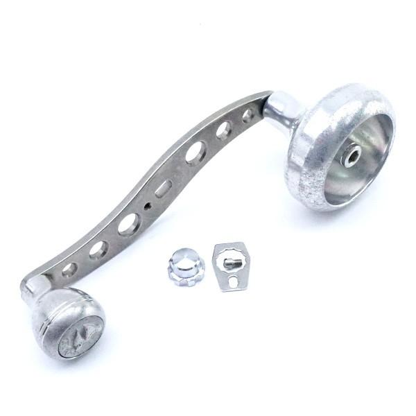 釣武者 チタンパワーハンドル H52-SK シルバー/D262S : 釣king - 通販