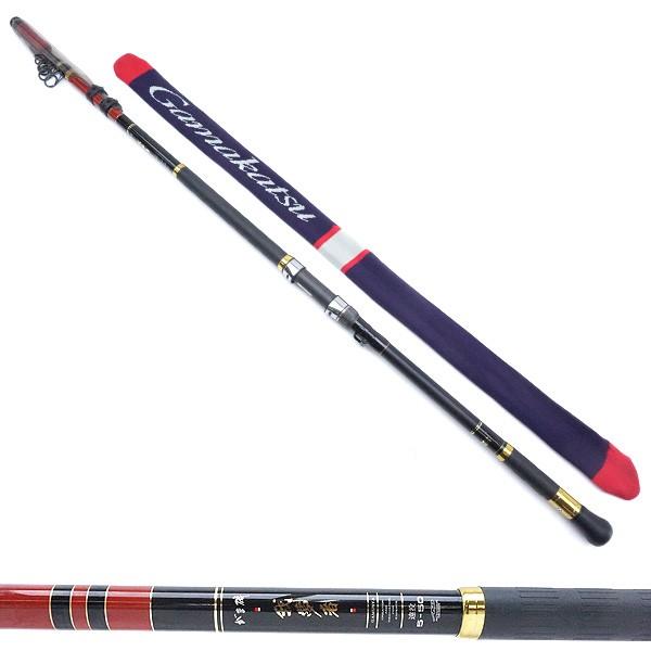 がまかつ 磯竿 がま磯 我夢者 遠投 5-50/D493L 美品(中古） : 釣king