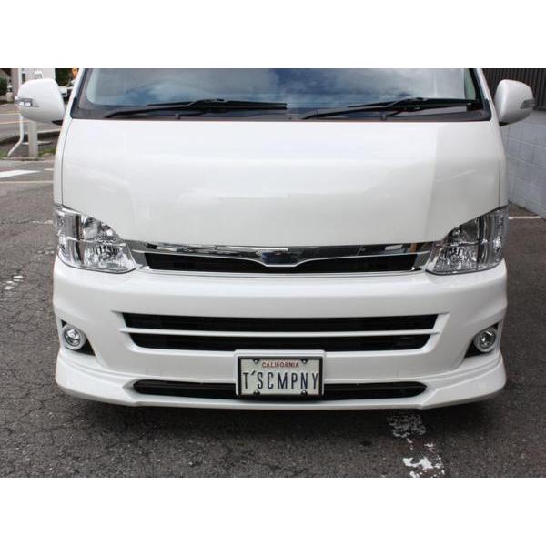 ハイエース 200系 TPDエアロ ユーロフェイス ボンネット 未塗装 ワイド