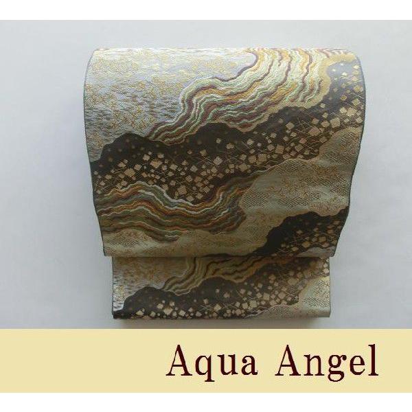 送料込み】**こはく錦**◇*服部織物 袋帯*◇(展示品)**25959**絹他【2