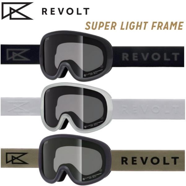 25-26 REVOLT リボルト ゴーグル SUPER LIGHT FRAME BLK WHT SGK
