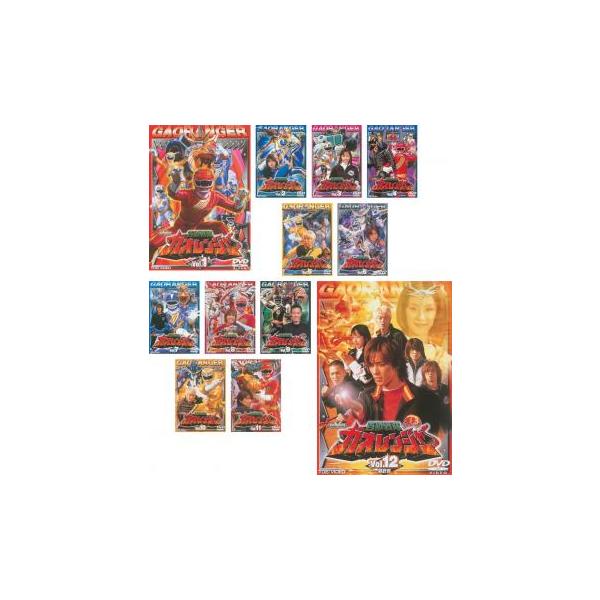 百獣戦隊 ガオレンジャー 全12枚 レンタル落ち 全巻セット 中古 DVD