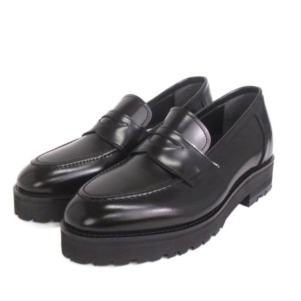 未使用品 アデロ ADELO 6cmUP シークレットシューズ コインローファー