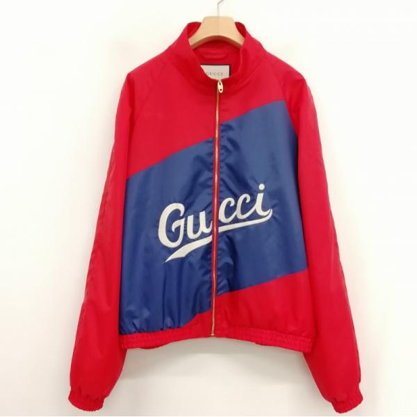 GUCCI（グッチ） GUCCI 618900 20AW ロゴ 刺繍 ナイロン ジャケット