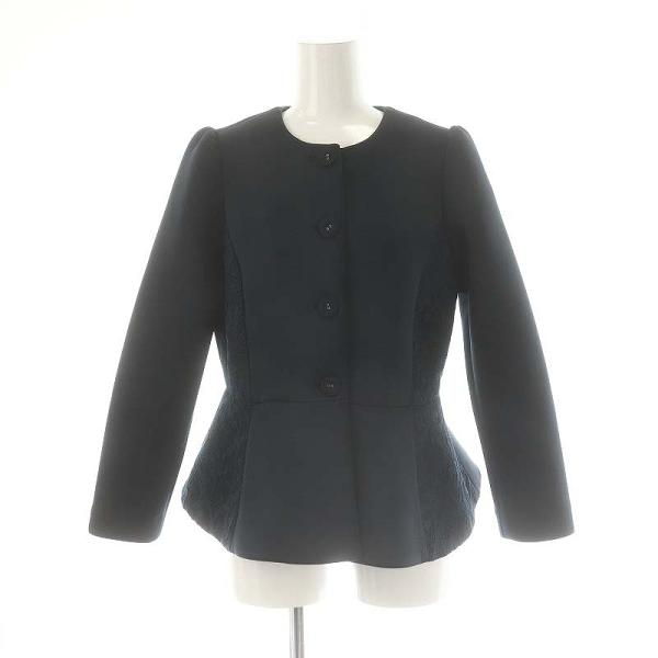 チェスティ Chesty 23SS ボンディングジャケット ノーカラー 1 紺