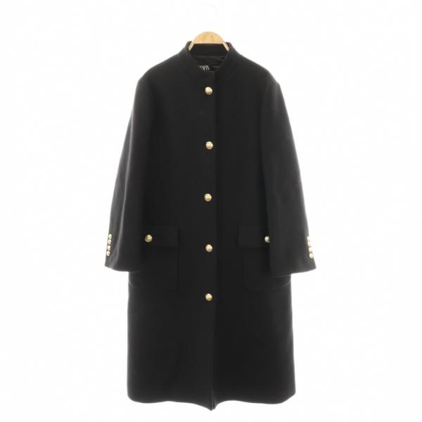 ZARA（ザラ） ZARA MANTECO 金ボタン ロングコート アウター S