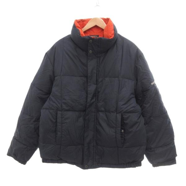 ノーティカ NAUTICA ダウンジャケット リバーシブル ツートン XL 紺