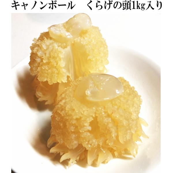 キャノンボール1kg くらげ 海月 中華 食品 高級 珍味 食感 咀嚼音