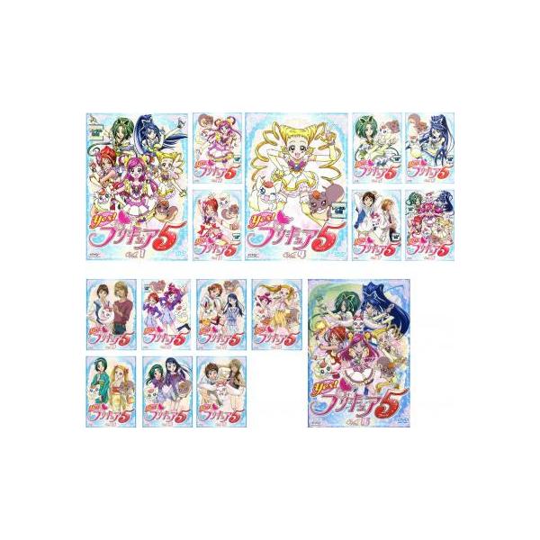 Yes!プリキュア 5 全16枚 第1話〜第49話 最終▽レンタル用 全巻セット