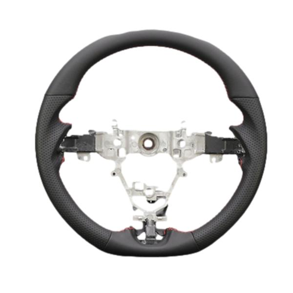 スタンダードレザー×パンチングレザー レッドステッチ) ガングリップ