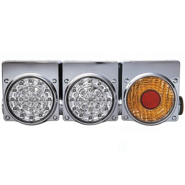 ICL LEDコンビテールランプ 丸型クリア3連吊り下げタイプ : ヤマダ