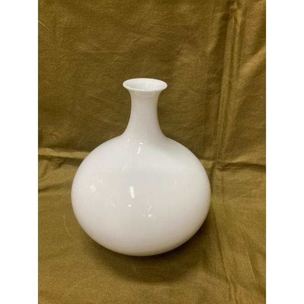 2862 中村清六 白磁四方押 小壷 花瓶 未使用 【公式通販】