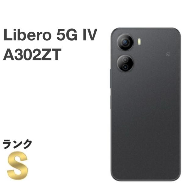 ZTE 【新品同様】Libero 5G IV A302ZT ブラック ワイモバイル SIM