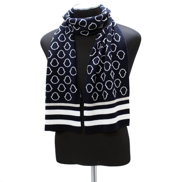 MONCLER HYKE ダウンマフラー モンクレール ネイビー MONCLER HYKE