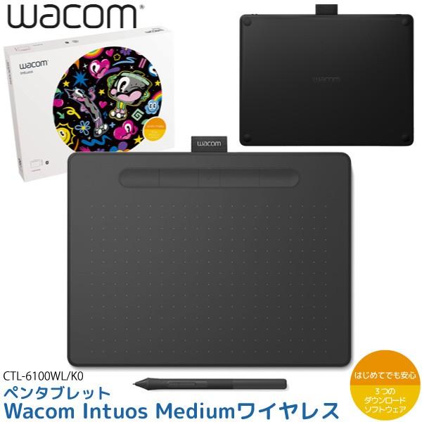 Intuos ワコム ペンタブレット Wacom Medium ワイヤレス CTL-6100WL/K0