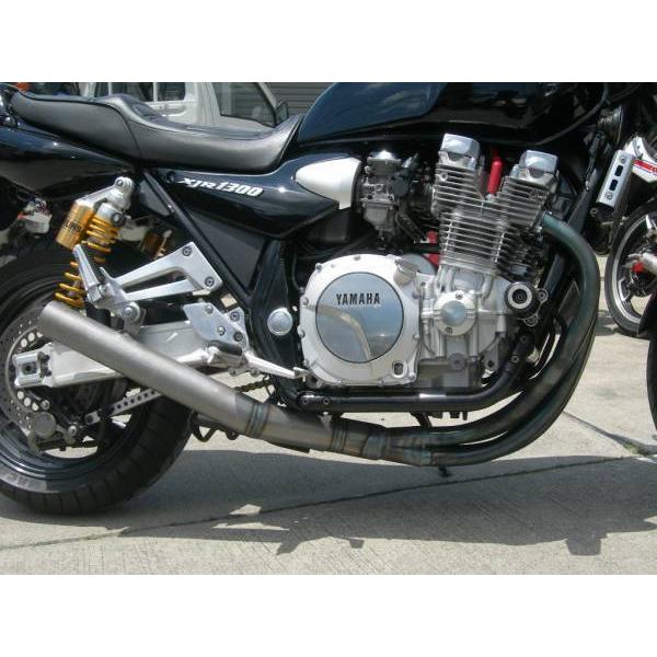 XJR1200/1300用ショート集合 【 ゼス管ショートマフラー 手曲