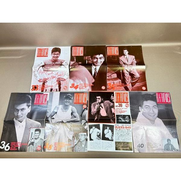 XA593○【 清水宏次朗 ファンクラブ会報 『 K.FAMILY 』33号〜36号、38