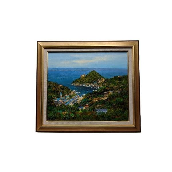 妙高高原（五月）」F10 油絵 絵画 妙高高原（五月）」F10 油絵 絵画