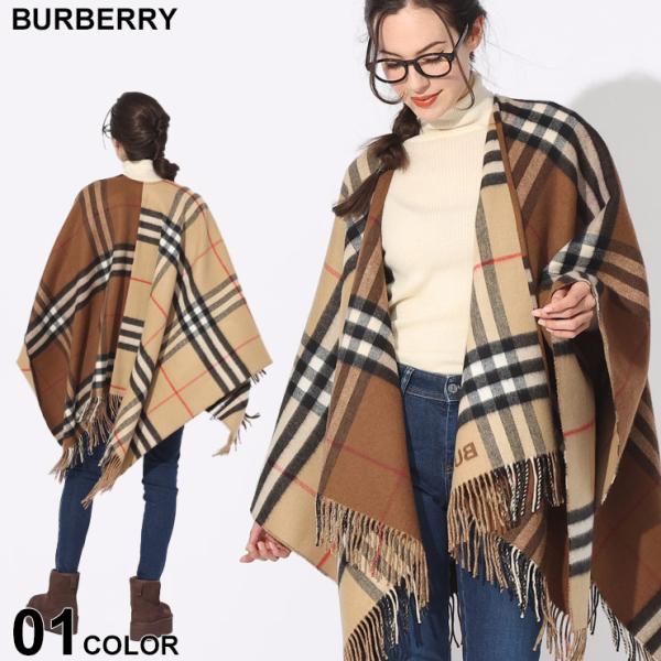 BURBERRY（バーバリー） ケープ レディース ストール ロゴ
