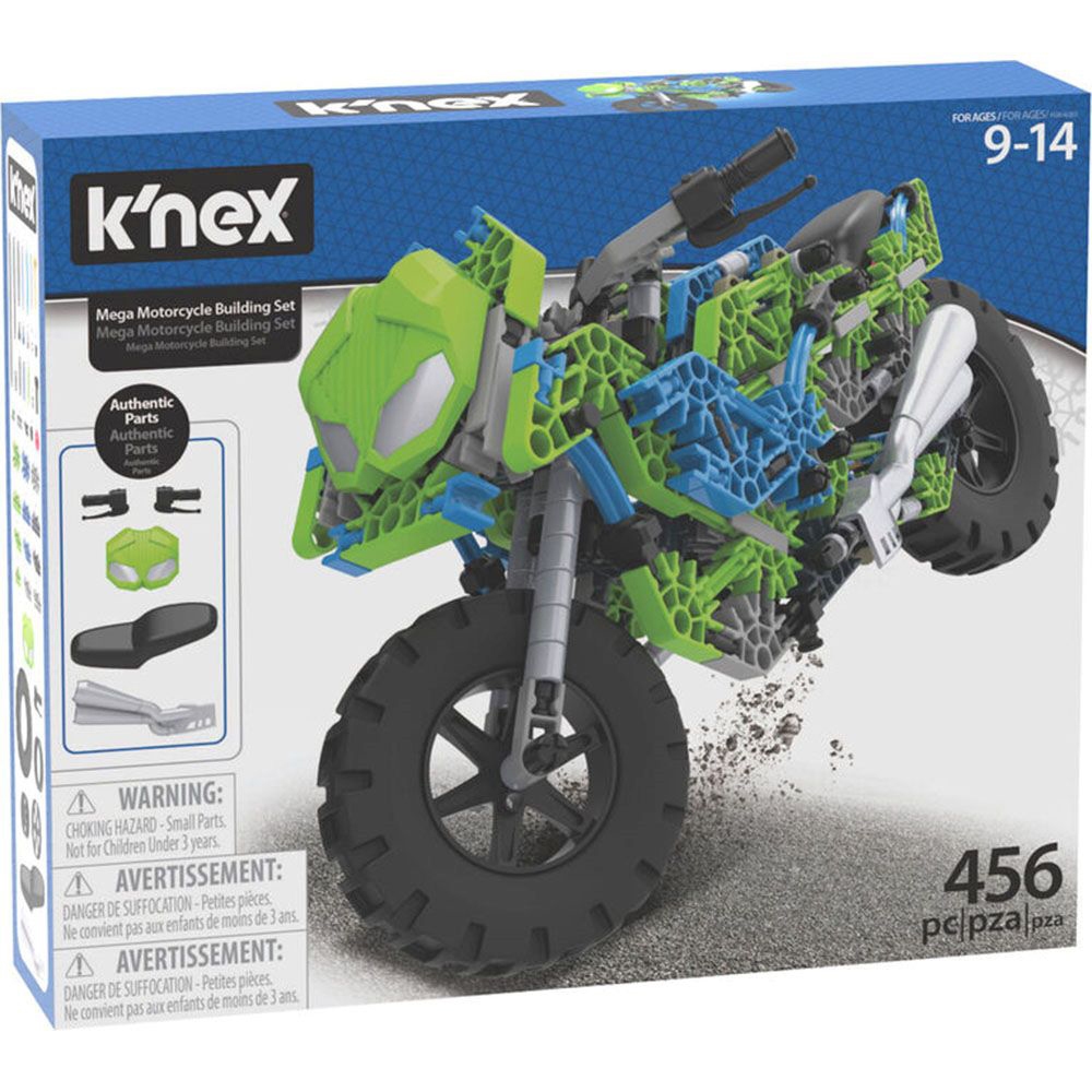 K'Nex Building Sets - 456pc Mega Motorcycle - TSC.ca