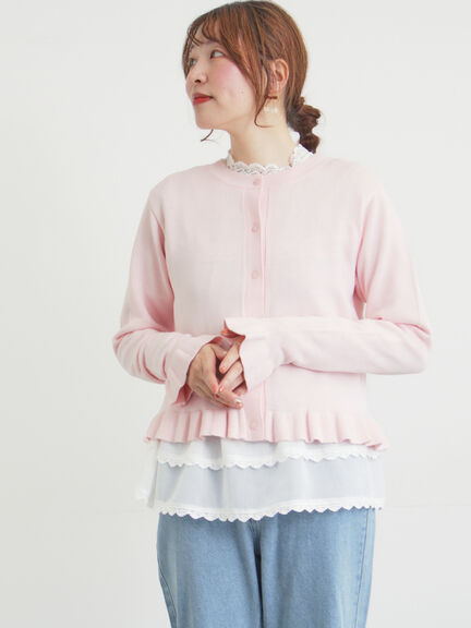 カーディガン(ピンク/桃色系)｜レディースファッション通販のCAN