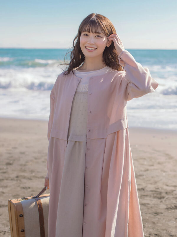 セール】 【ゆべし×Samansa Mos2】切替2WAYワンピース（ピンク