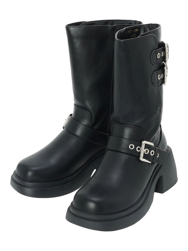 セール】 バイカーブーツ《2025autumn catalog item》（ブラック