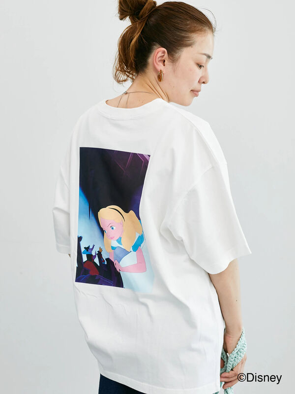 セール】 【Disney】ふしぎの国のアリス/プリントTシャツ1（オフ