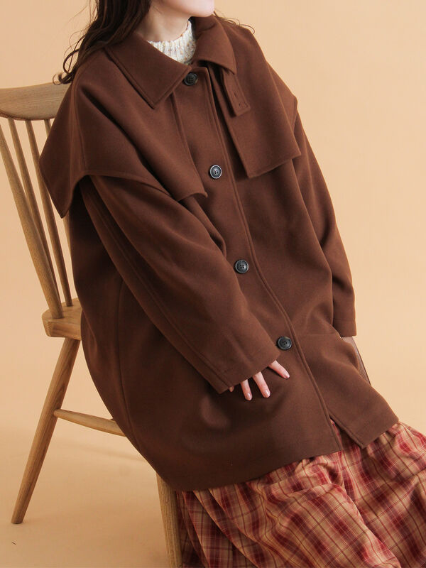 セール】 ケープコート（ブラック/ベージュ/ブラウン/アウター/コート