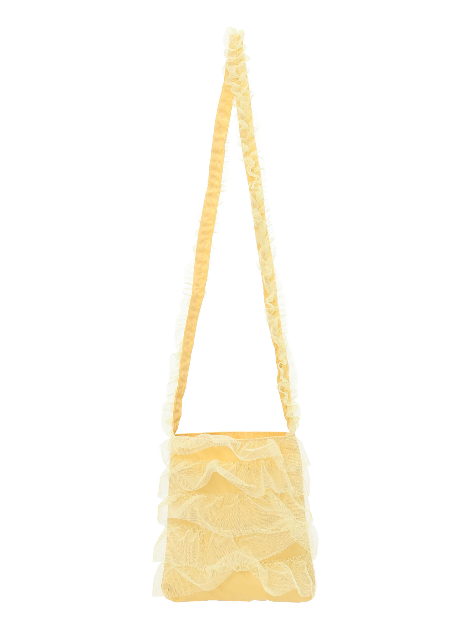 チュールフリルポシェット（イエロー/ラベンダー/バッグ/バッグ