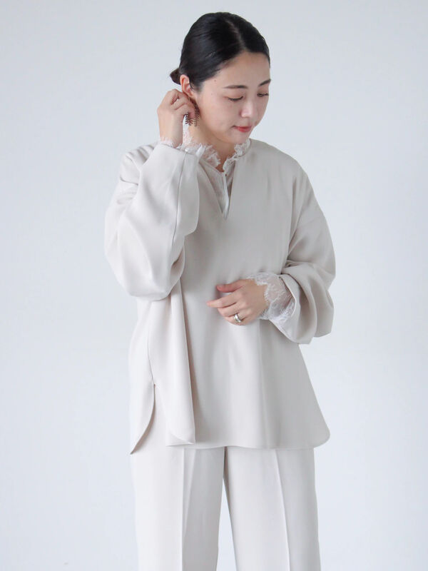 セール】 【セレモニーアイテム】ジョーゼットブラウス(セットアップ可