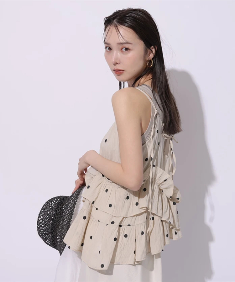 ns様 マイストラーダ フリルティアードキャミ メッシュショート