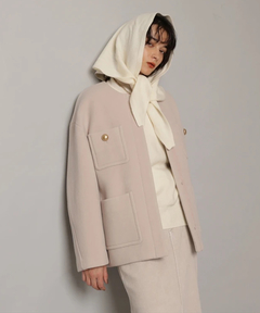 ノーカラーポケットコート | コート | CADUNE（カデュネ） │【公式