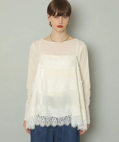 レースキャミブラウス | シャツ・ブラウス | CADUNE（カデュネ