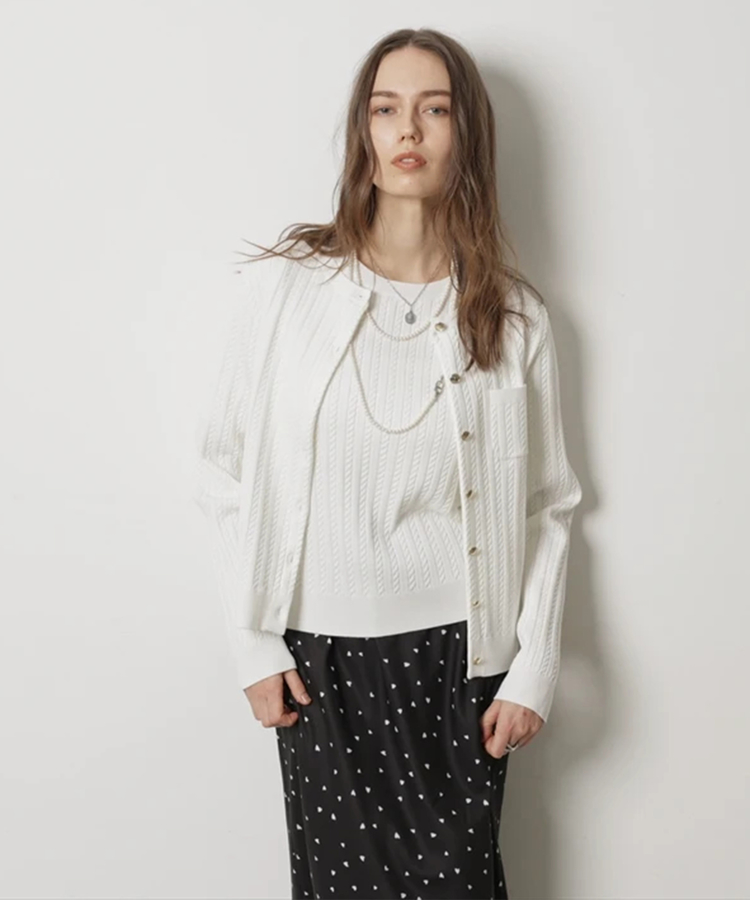 ケーブルアンサンブル | アンサンブル | CADUNE（カデュネ） │【公式