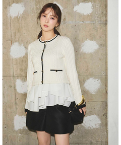 袖レースフロッキーロゴスウェット | Tシャツ・カットソー | Arpege