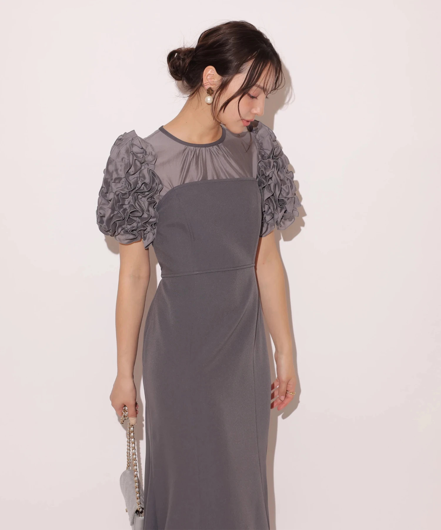 フリルスリーブコルセットワンピース | ドレス | Rirandture（リランド