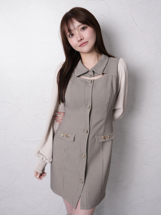 LIP SERVICE（リップサービス）｜ ツイードアンサンブルニット