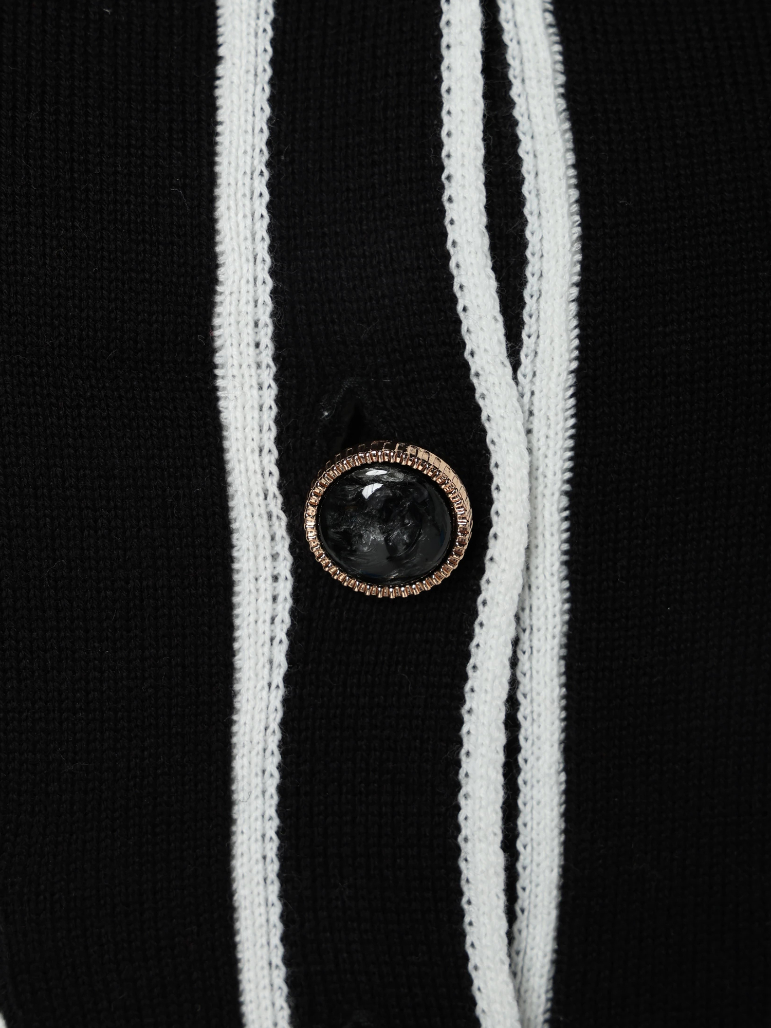 LIP SERVICE（リップサービス）｜ バイカラーハーフニットカーディガン