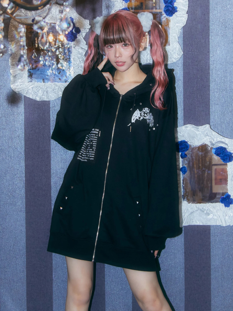 ゴシックBemqin Bigパーカー - Ank Rouge(アンクルージュ)のパーカ