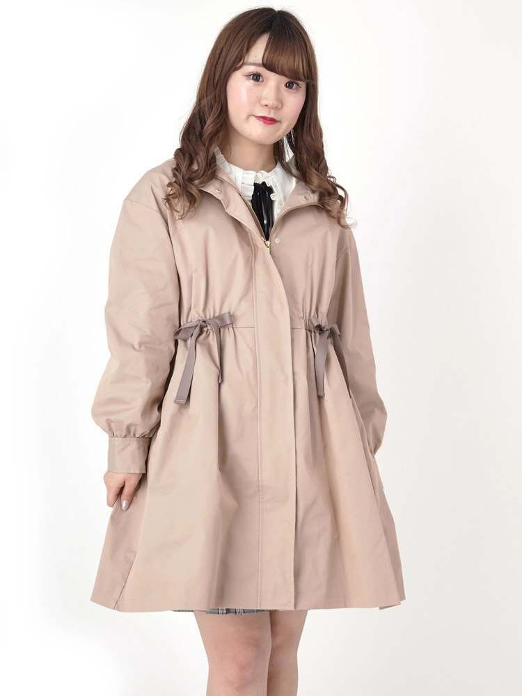 ドロストリボンコート - Ank Rouge(アンクルージュ)のコート