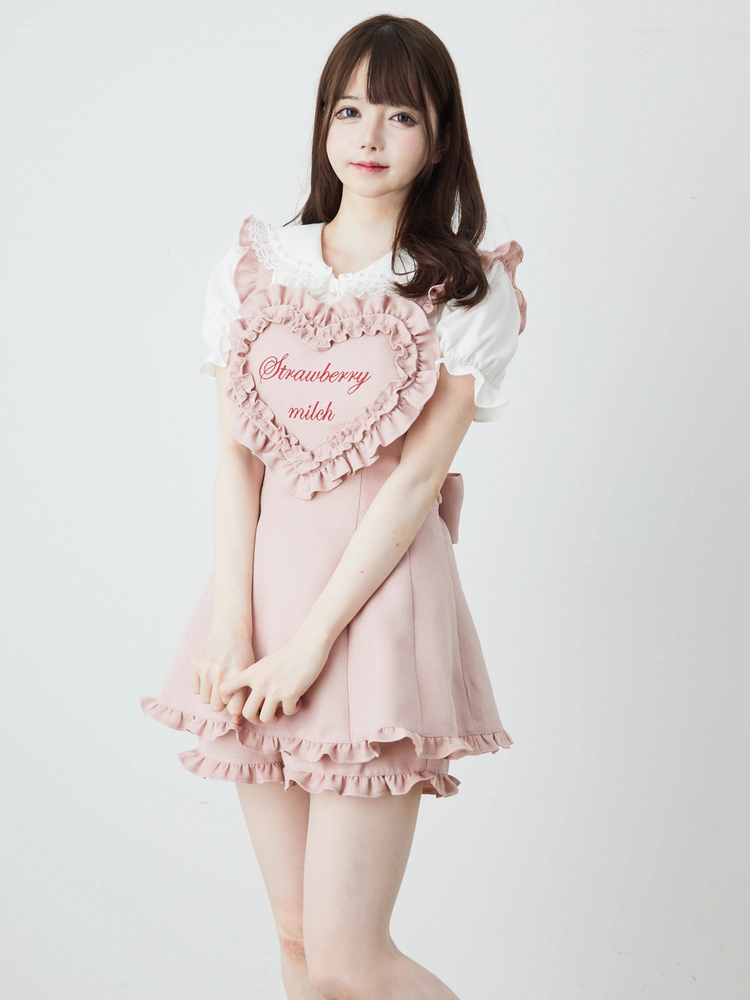 ハートエプロンセットアップ - Ank Rouge(アンクルージュ)の